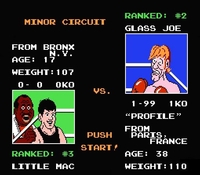 Mike Tyson s Punch-Out sur Nintendo Nes